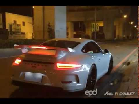 Porsche 991 GT3 X Fi Exhaust​ Insane Super Loud sound !!!