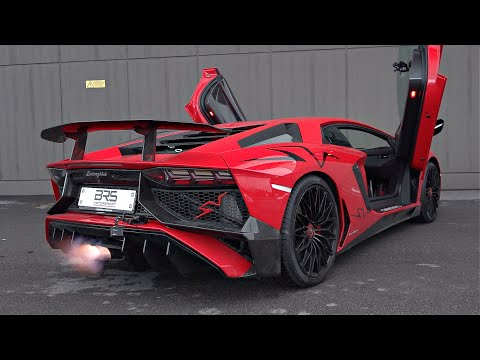 Lamborghini Aventador SV with Capristo Straight Pipe in Action | Tunnel Runs, Accelerations, Flames🔥