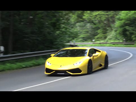 Lamborghini Huracán Race Exhaust Loud Sound!