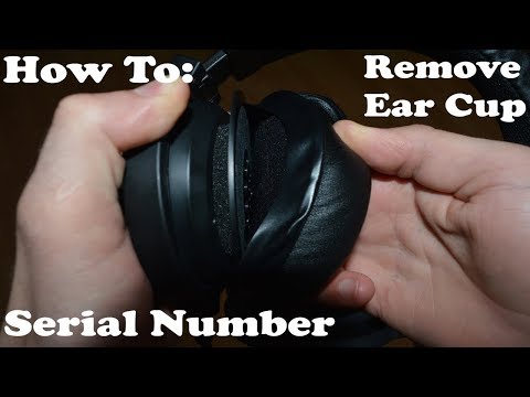 Guide: How to remove EAR CUPS - Razer Kraken Pro and Chroma v2 pro 7.1
