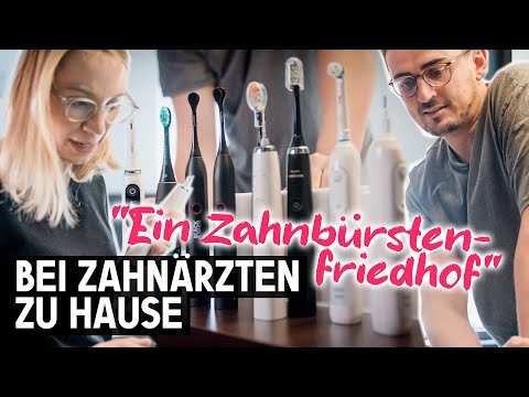 Alle 9 Tage eine andere Zahnbürste - Zahnputzartikel bei Zahnärzten zu Hause.