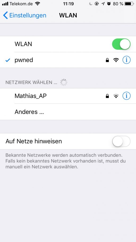 Wifi Jammer pwned network