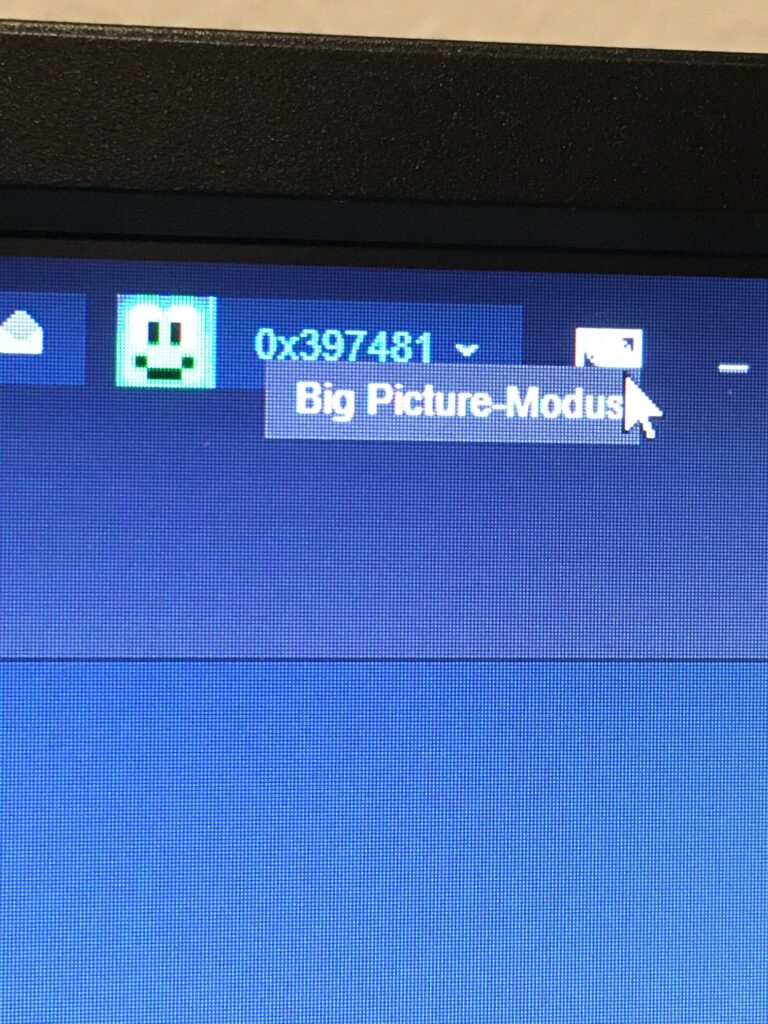 Big Picture Modus Big Picture Modus