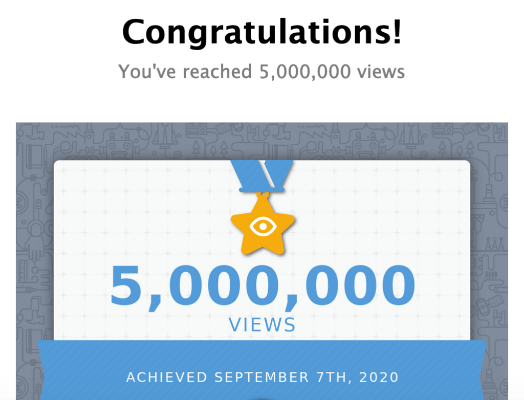 5 Millionen YouTube Klicks 5 Millionen YouTube Klicks